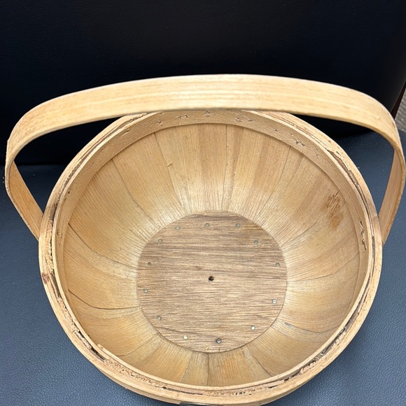 Peterboro Basket Co Wooden Basket with Handle - Picture 2 of 7